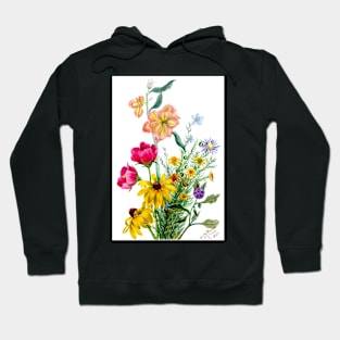 Flowers On The Plains & Chicago 1881 Mary Vaux Walcott Hoodie